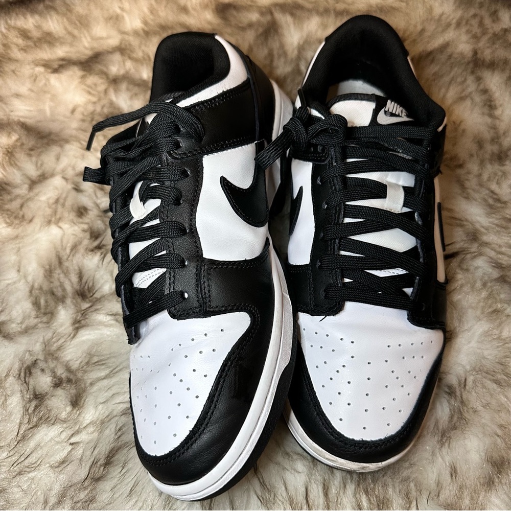 Nike Dunk Low Retro "Panda" Sneakers, size: 9.5